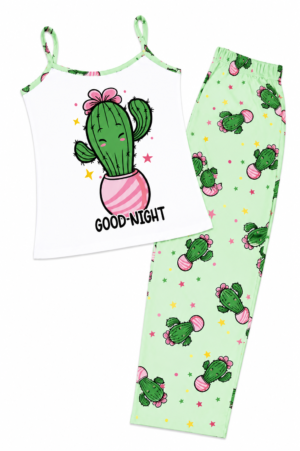 PIJAMA DAMA TIRAS LARGA REF PJ59
